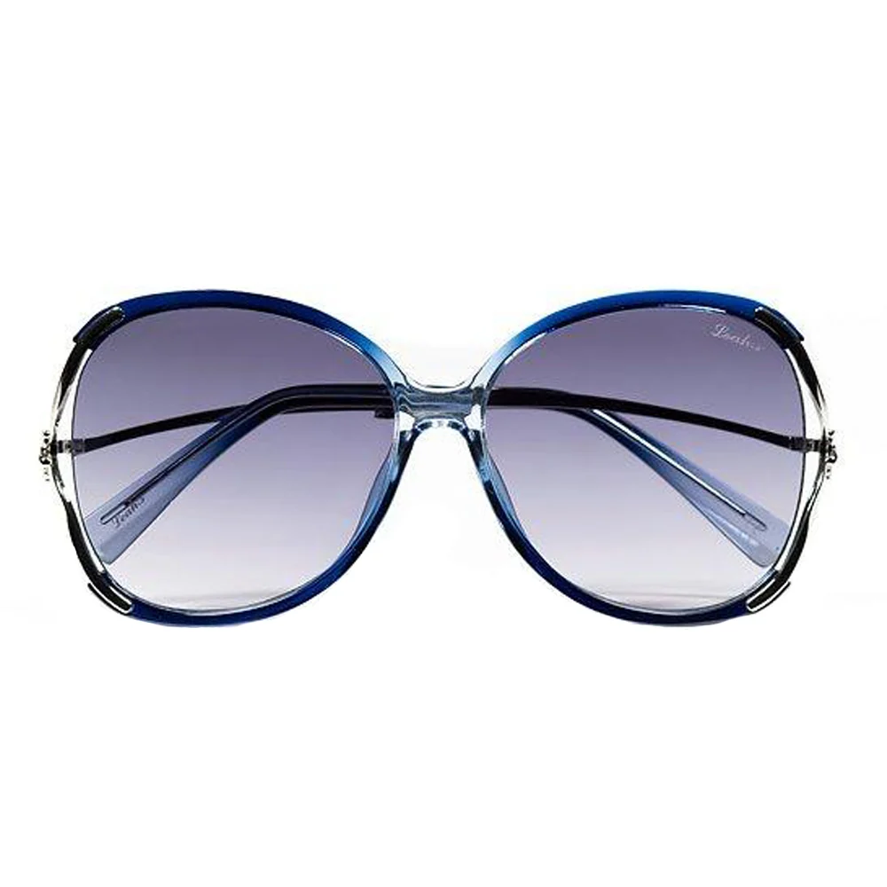 Leah S Blue Bee Motif Sunglasses (LE192005 BL-B)
