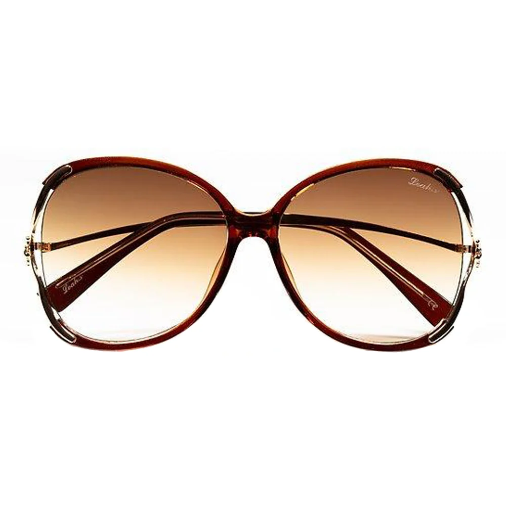 Leah S Brown Bee Motif Sunglasses (LE192005 BR-B)