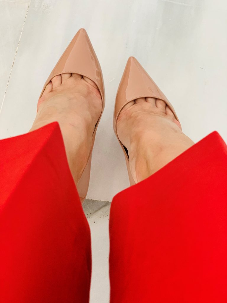 Louboutin pumps Pigalle 10cm toe box