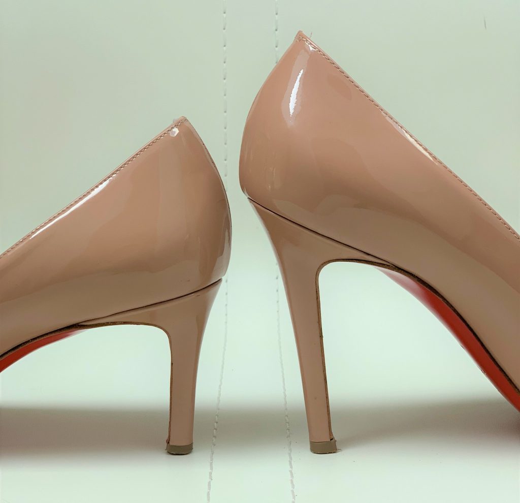 Louboutin pumps 7cm and 10cm heel comparison
