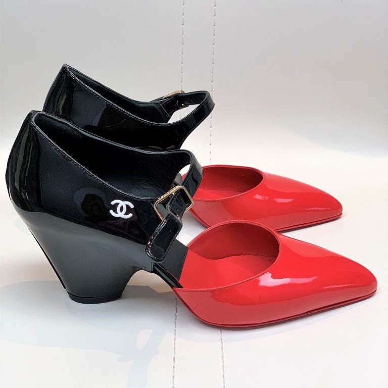 Chanel two tone pumps
