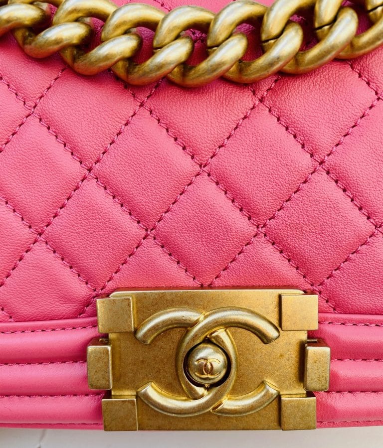 Small Chanel Boy bag lock