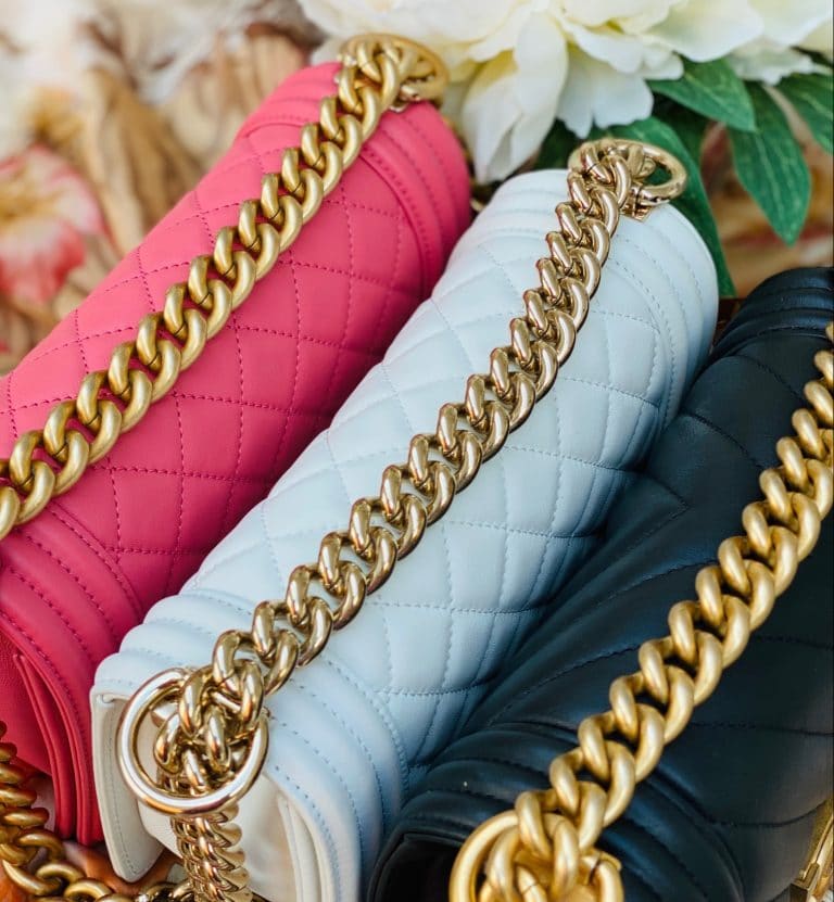 Boy bag chain comparison