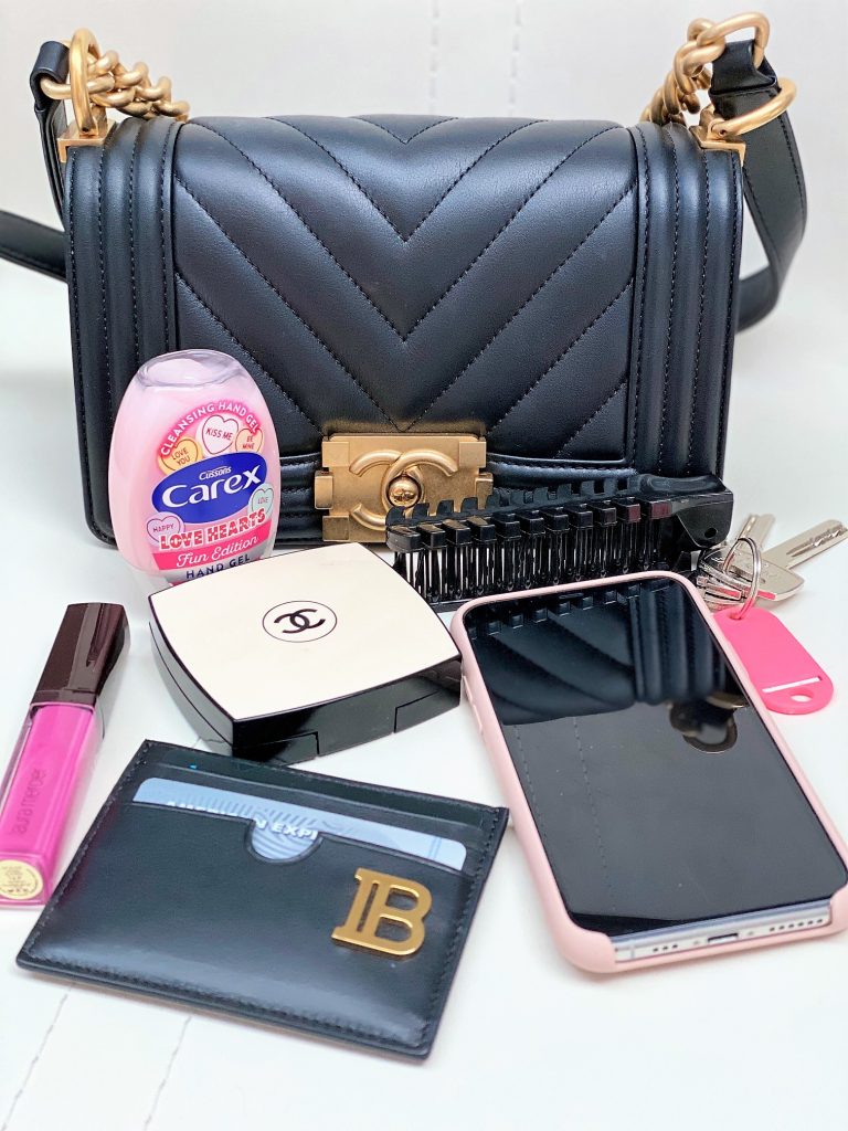 Small Chanel Boy bag fit test