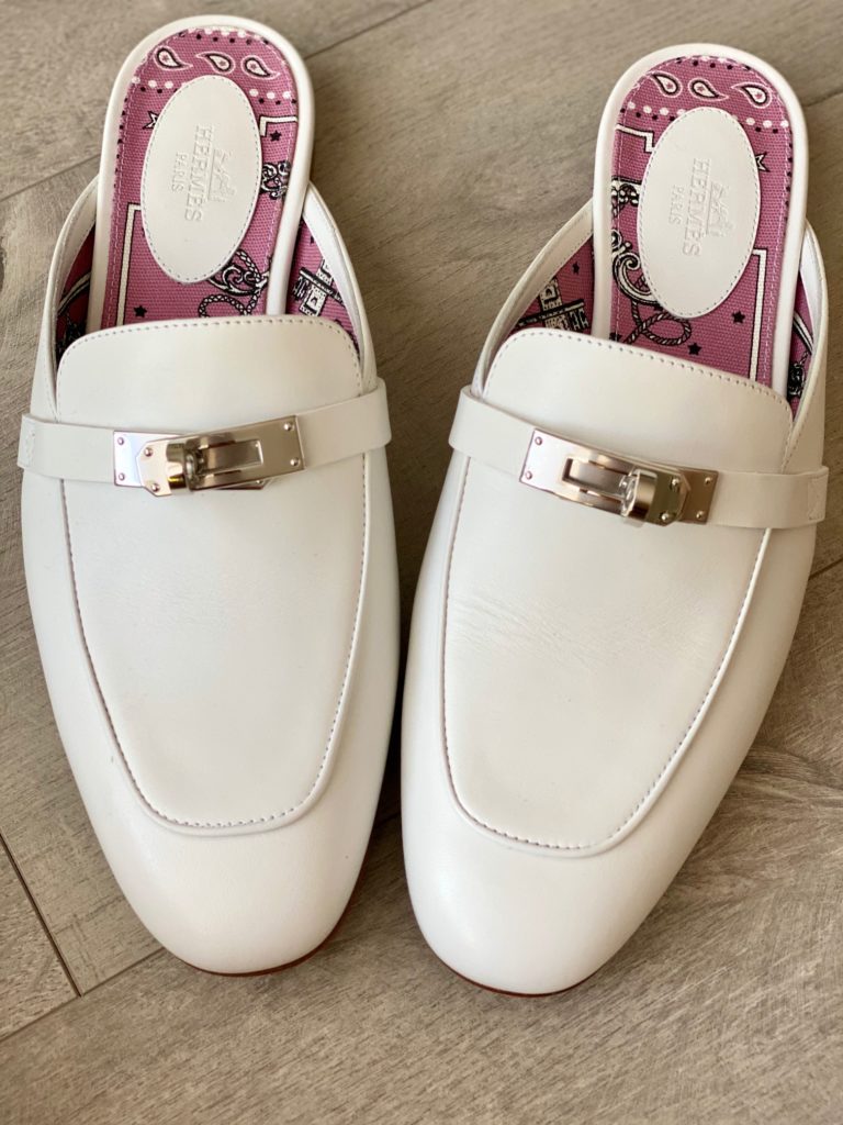 White Hermes Oz mules
