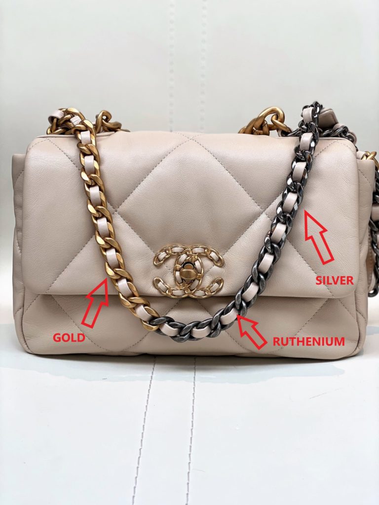 handbag hardware in multiple colours