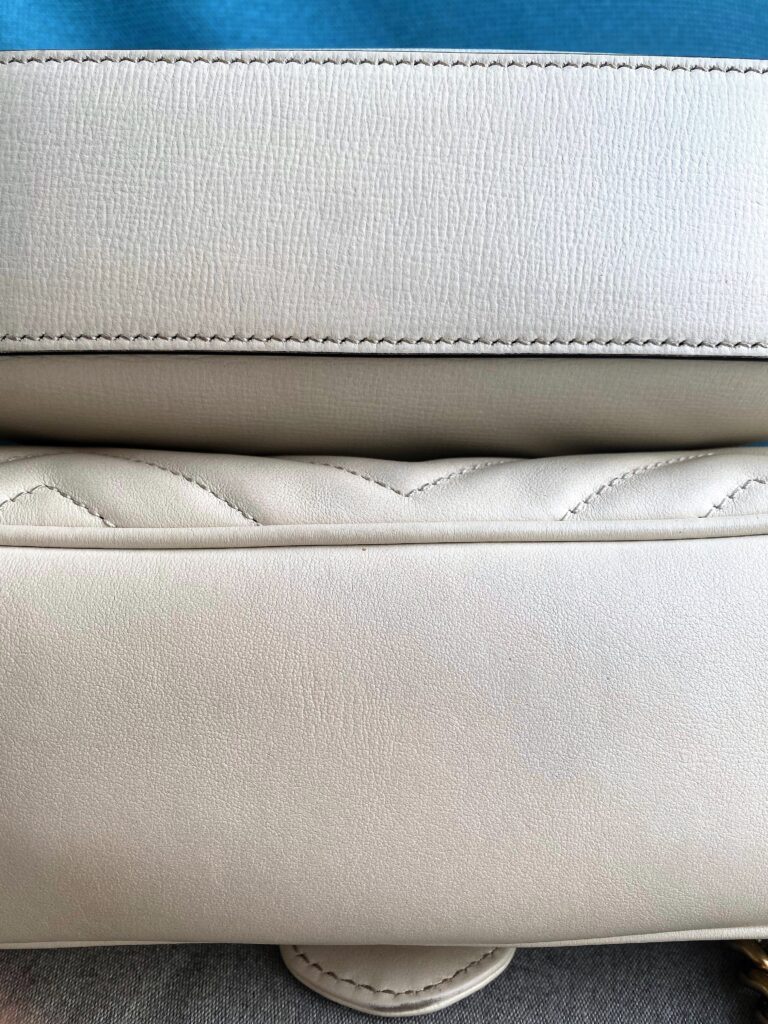 Comparison of leather used in Gucci bags